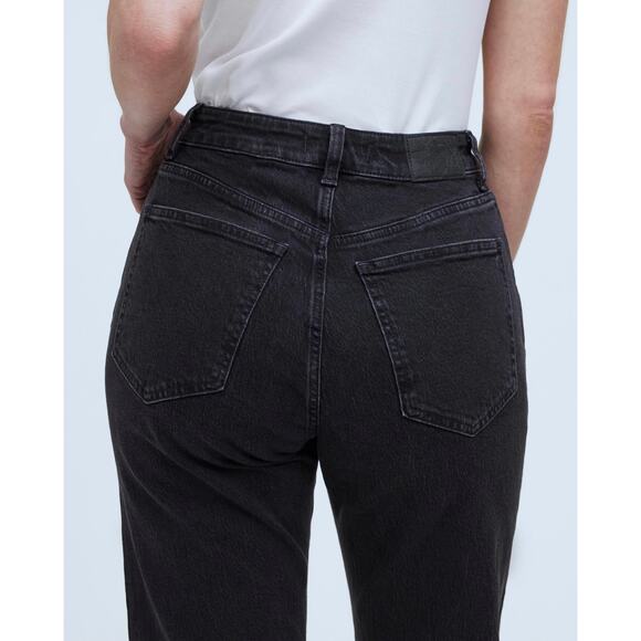 MADEWELL Black Belmere Wash The Curvy '90s Straight Jean Size 26 - Picture 5 of 9